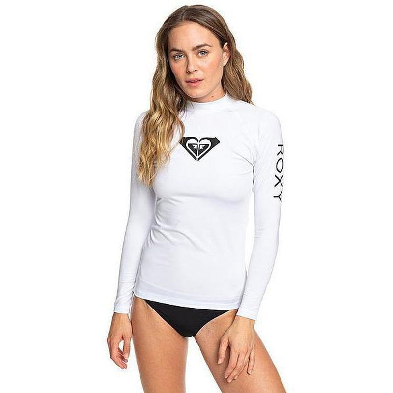 Roxy Damen Lycra Whole Hearted, langarm - white