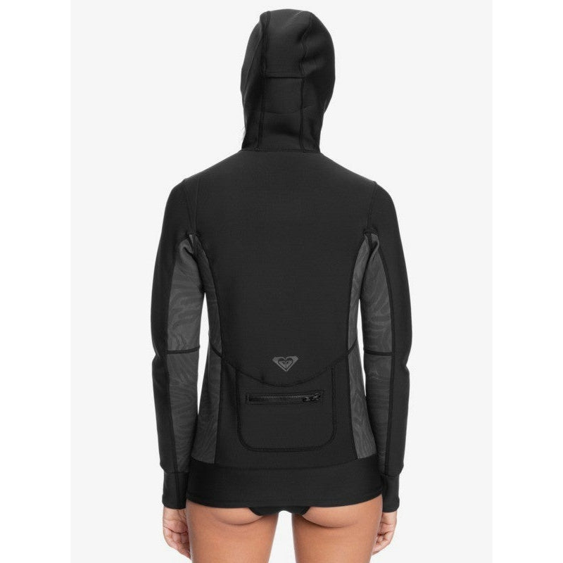 Roxy Syncro 1mm Paddle Jacket Frontzip mit Kapuze für Frauen