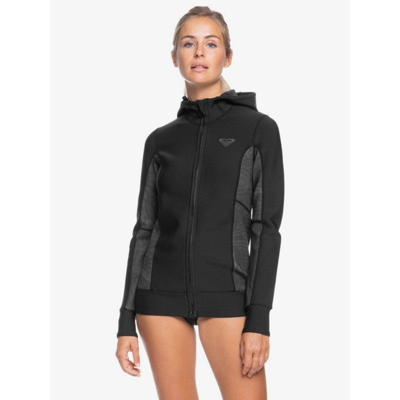 Roxy Syncro 1mm Paddle Jacket Frontzip mit Kapuze für Frauen