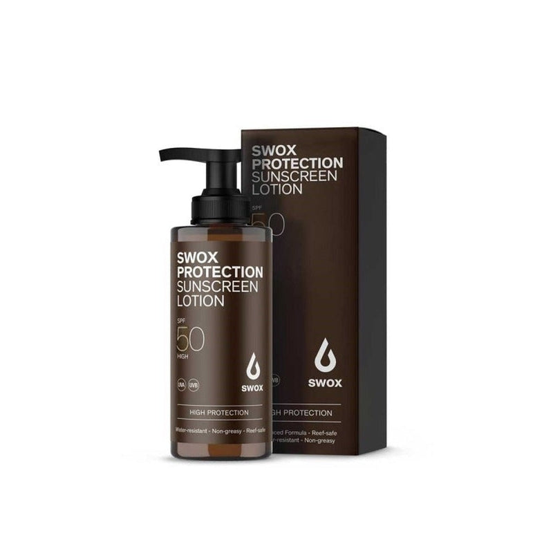 SWOX Sunscreen Lotion Pumpe SPF 50, 150ml - white