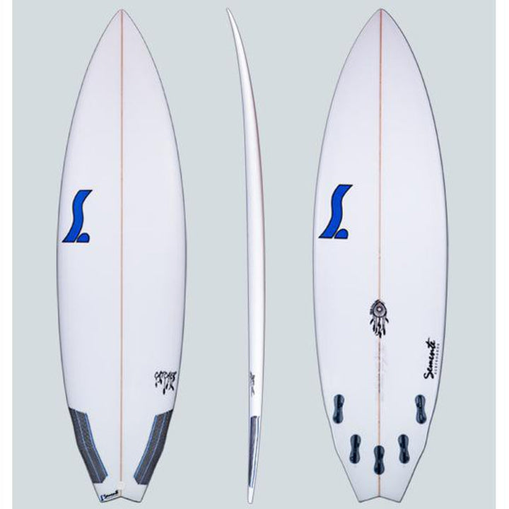 Semente Catcher Shortboard 6'3" - logo weiss