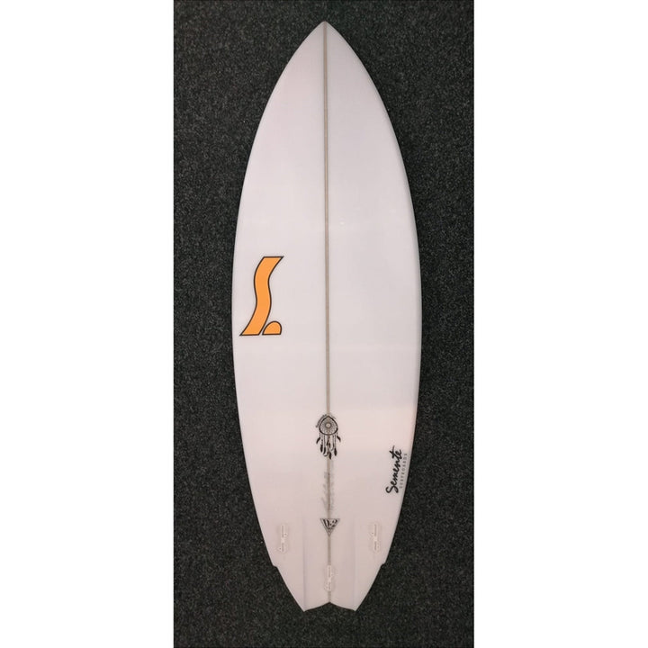 Semente Surfboard D-2 Twin 5'8 FCSII - logo orange