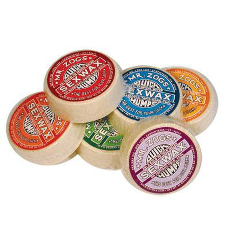 Sexwax Quick Humps Surf Wachs Tropic or Basecoat 26°+ (BLUE)
