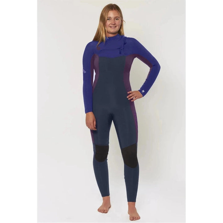 Sisstr Damen Neoprenanzug 7 Seas 3/2mm Chestzip - Blue Moon