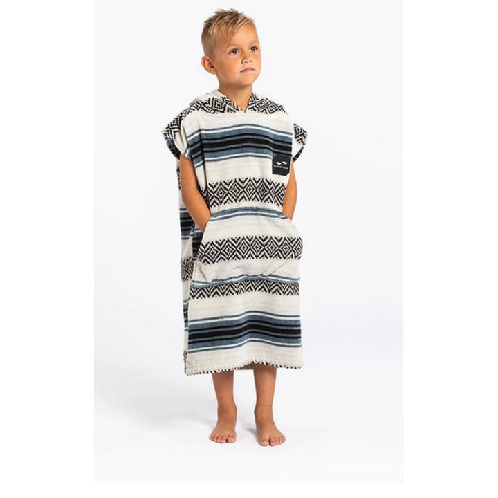 Slowtide Poncho Oso KIDS - white