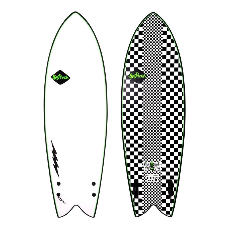 Softech Kyuss King Rocket Fish 5'8" Softboard 37L - checkered