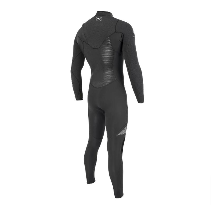 Soöruz Herren Neoprenanzug Guru Pro 4/3mm Chestzip - Black