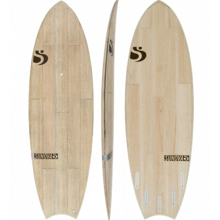 Sunova Moonfish Fishboard 5'10" - Holzkonstruktion