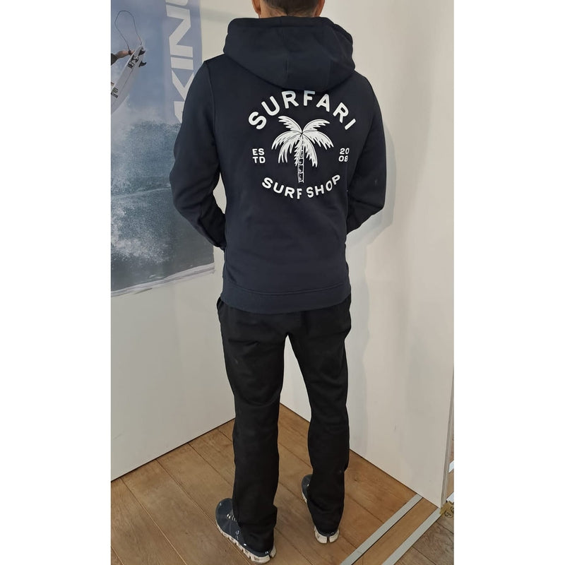 Surfari Herren Hoodie Nappstar - navy blue