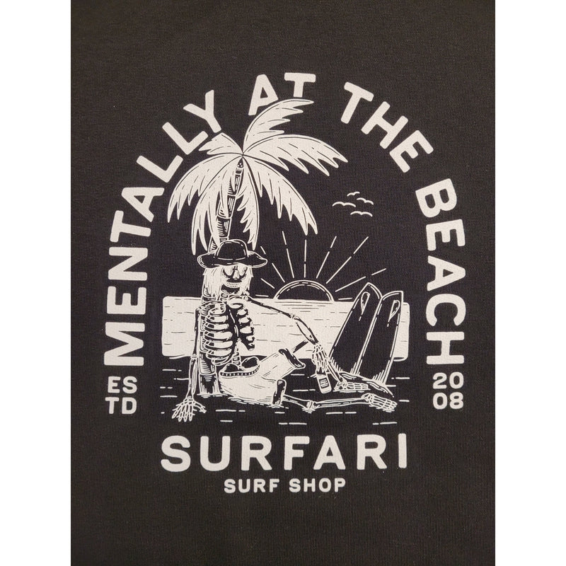 Surfari Herren Pullover "Mentally at the Beach" - black