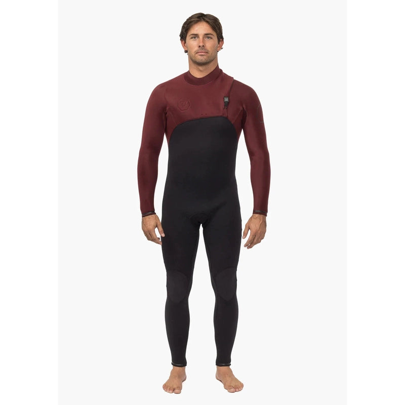 Vissla Herren Neoprenanzug High Seas 3/2mm Zipfree - wine