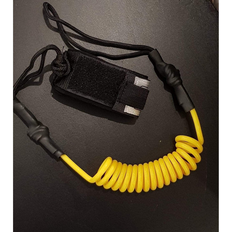 Wrist Bodyboard Leash - yellow