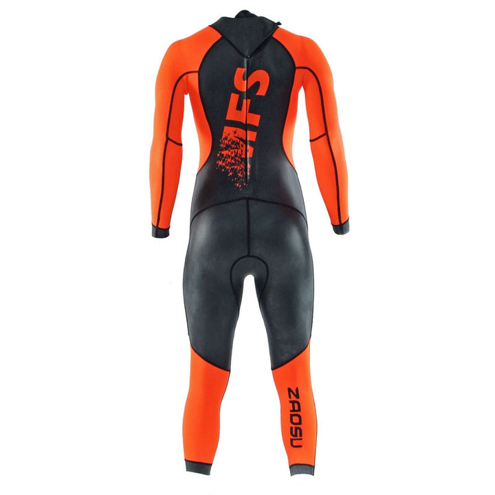 Zaosu Damen Neoprenanzug MFS 2.5/1.5mm Backzip - Schwarz / Orange