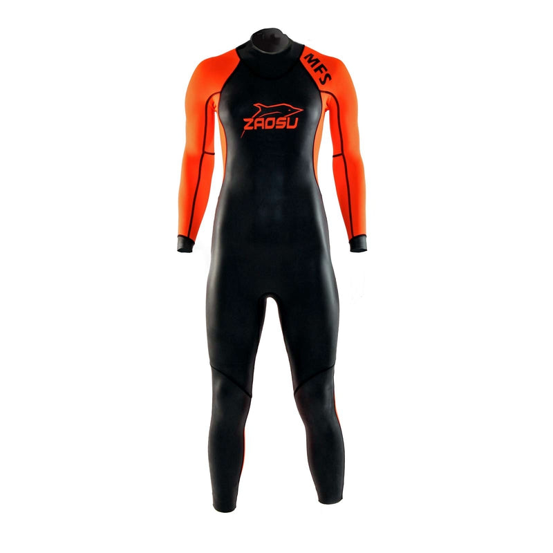 Zaosu Damen Neoprenanzug MFS 2.5/1.5mm Backzip - Schwarz / Orange